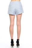 Shorts featuring allover glitter design
